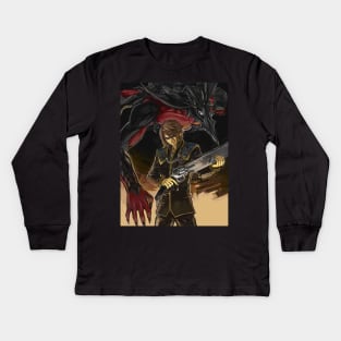 Gunblade Mercenary Kids Long Sleeve T-Shirt